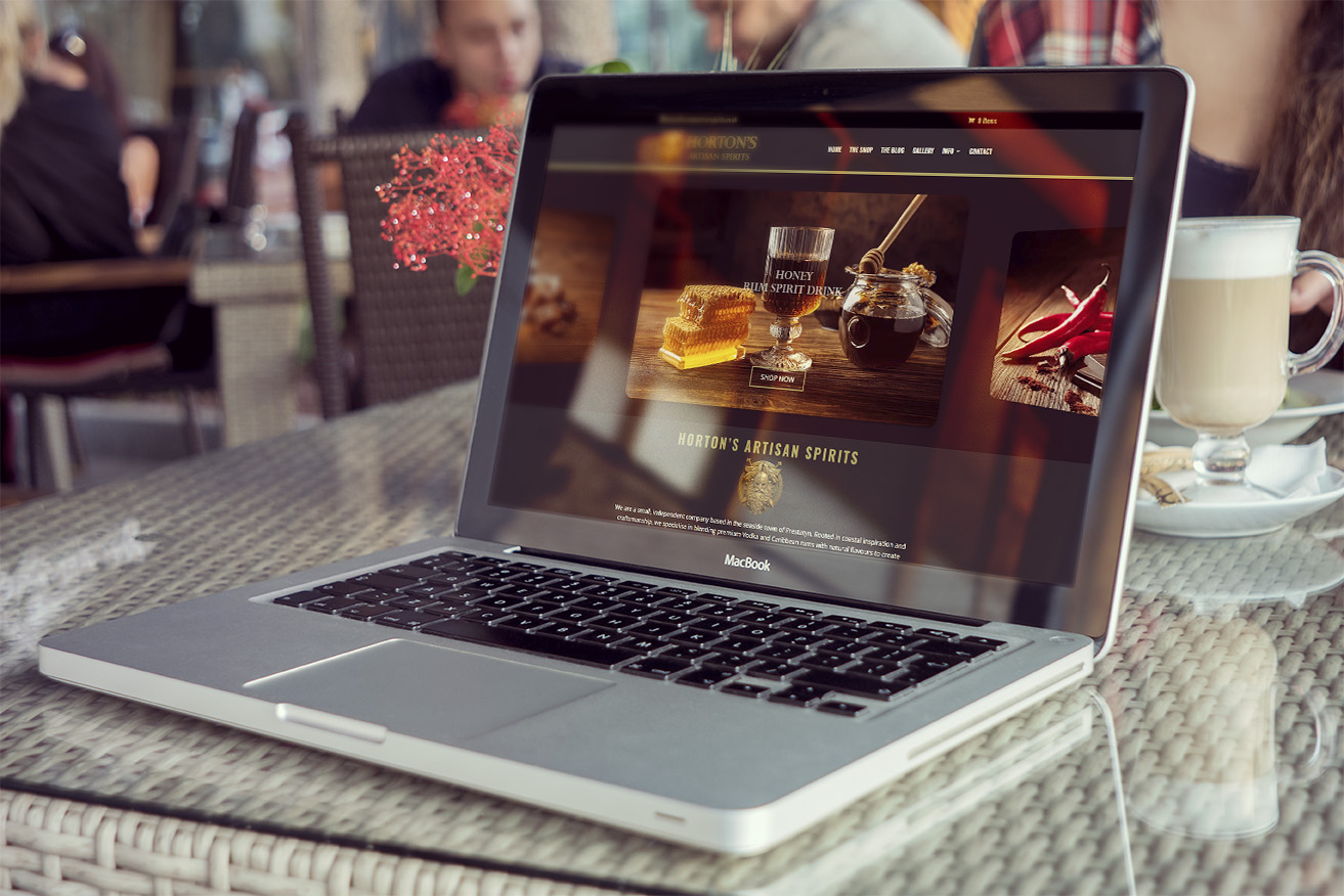 Hortons Artisan Spirits E-commerce Website